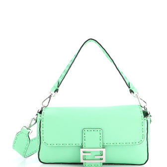 Fendi Selleria Baguette NM Bag Leather Medium