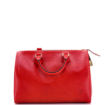 Louis Vuitton Speedy Handbag Epi Leather 30
