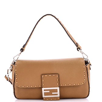 Fendi Selleria Baguette NM Bag Leather Medium