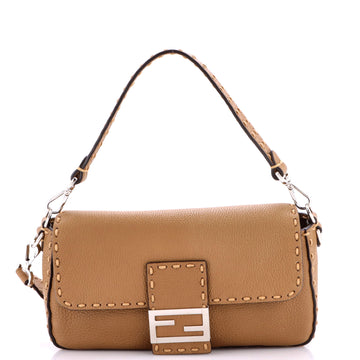 Fendi Selleria Baguette NM Bag Leather Medium