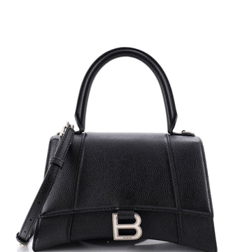 Balenciaga Hourglass Top Handle Bag Leather Small