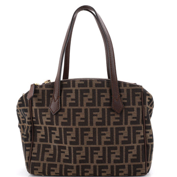 Fendi Double Zip Tote Zucca Canvas Medium