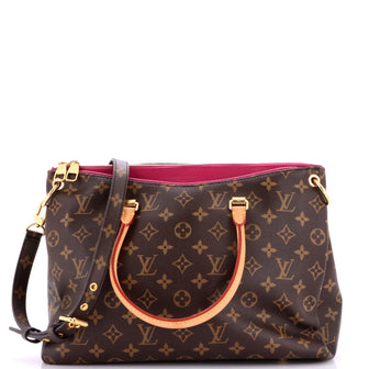 Louis Vuitton Pallas Tote Monogram Canvas with Leather