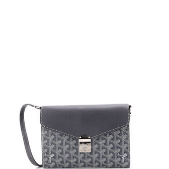 Goyard Chypre Wallet on Strap Coated Canvas with Leather