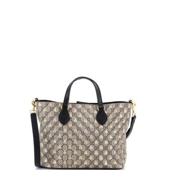 Gucci Convertible Soft Tote Printed GG Coated Canvas Small