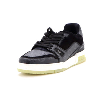 Louis Vuitton Men's LV Trainer Sneakers Monogram Eclipse with Suede