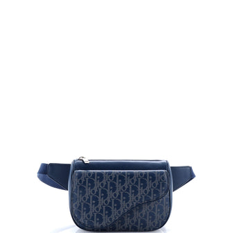 Christian Dior World Tour Saddle Belt Bag Oblique Galaxy Leather