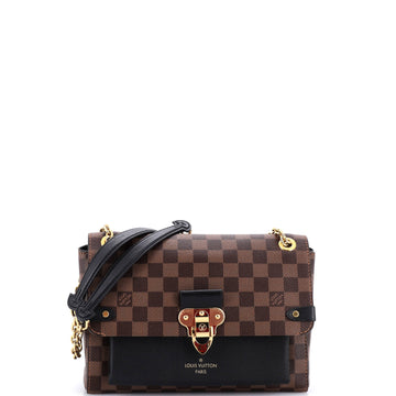 Louis Vuitton Vavin Handbag Damier with Leather PM