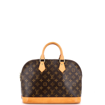 Louis Vuitton Vintage Alma Handbag Monogram Canvas PM