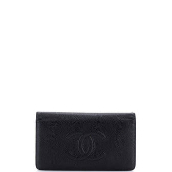 Chanel Timeless L-Yen Wallet Caviar Long