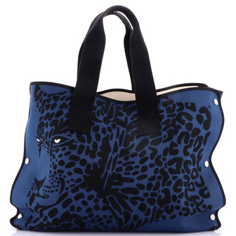 Hermes Beach Tote Printed Toile Large