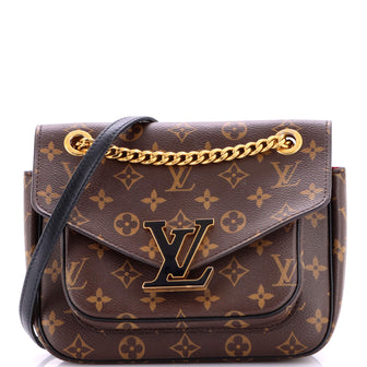1*4様 ◆LOUIS VUITTON 19SS◆クリースフーディ Louis Vuitton Passy Handbag Monogram Canvas Brown 4290191