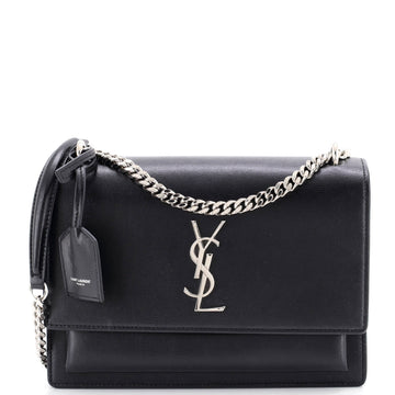 Saint Laurent Sunset Crossbody Bag Leather Medium