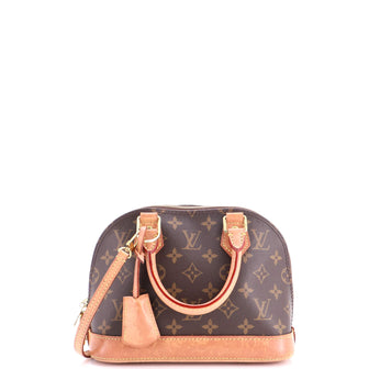 Louis Vuitton Alma Handbag Monogram Canvas BB