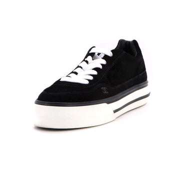 Chanel Women's Platform Sneakers Suede