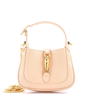Gucci Jackie 1961 Chain Hobo Leather Super Mini