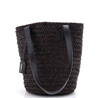 Saint Laurent Panier Basket Shopper Raffia Small