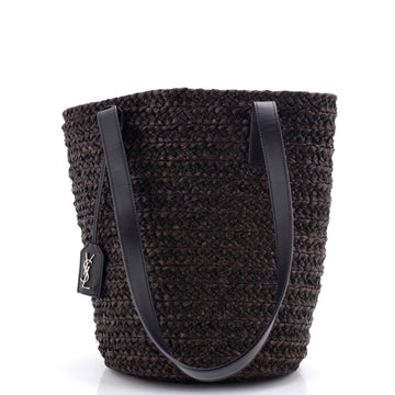 Saint Laurent Panier Basket Shopper Raffia Small