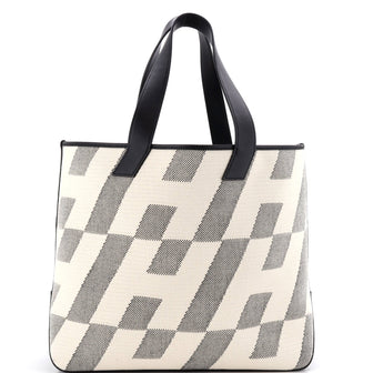 Hermes Cabas H en Biais Tote Canvas with Leather 40