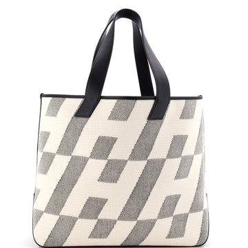 Hermes Cabas H en Biais Tote Canvas with Leather 40