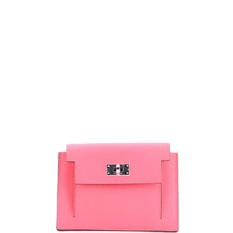 Hermes Kelly Pocket Compact Wallet Epsom