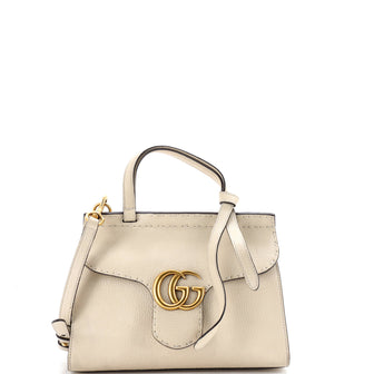 Gucci GG Marmont Top Handle Bag Leather Mini