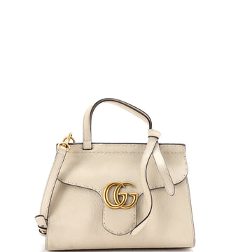 Gucci GG Marmont Top Handle Bag Leather Mini