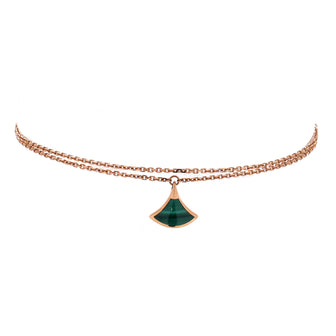 Bvlgari Divas' Dream Bracelet 18K Rose Gold with Malachite
