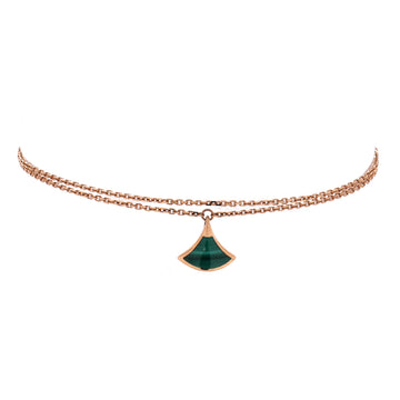 Bvlgari Divas' Dream Bracelet 18K Rose Gold with Malachite