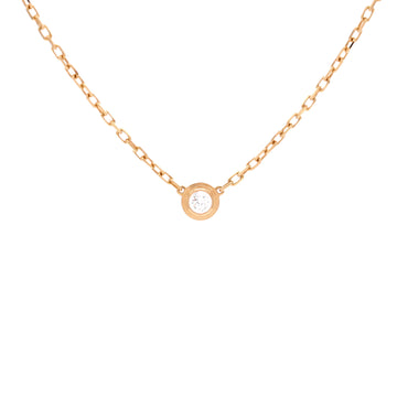 Cartier Cartier D'Amour Pendant Necklace 18K Rose Gold with Diamond Small