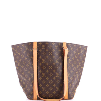 Louis Vuitton Shopping Sac Handbag Monogram Canvas MM