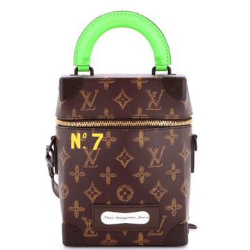 Louis Vuitton Vertical Box Trunk Bag No.7 Trunk L'Oeil Vintage Monogram Canvas