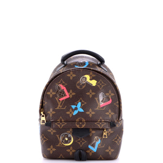 Louis Vuitton Palm Springs Backpack Limited Edition Love Lock Monogram Canvas Mini