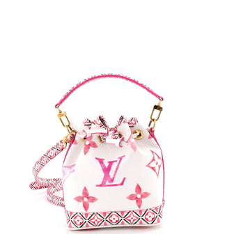 Louis Vuitton Noe NM Handbag By The Pool Monogram Watercolor Giant Nano
