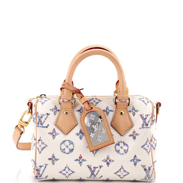 Louis Vuitton Speedy Bandouliere Bag Multicolor Monogram Jacquard 20