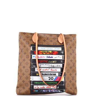 Louis Vuitton Carry It Tote Limited Edition Video Tape Reverse Monogram Canvas