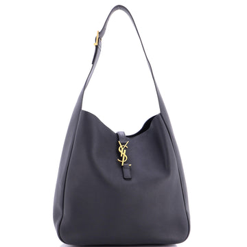 Saint Laurent Le 5 a 7 Supple Hobo Leather Large
