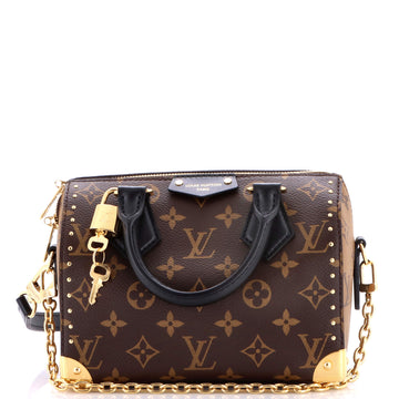 Louis Vuitton Speedy Trunk Bag Reverse Monogram Canvas 20