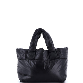 Chanel Coco Cocoon Reversible Tote Quilted Nylon Small