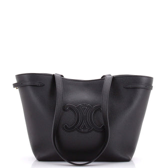 Celine Anais Cabas Tote Leather Small