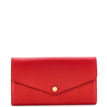 Louis Vuitton Sarah Wallet NM Monogram Empreinte Leather
