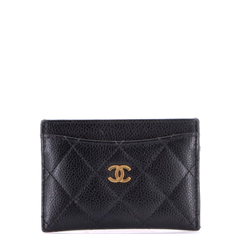 Chanel Classic Card Holder Quilted Caviar