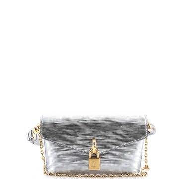 Louis Vuitton Padlock on Strap Handbag Epi Leather
