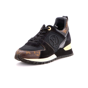 Louis Vuitton Women's Run Away Sneakers Mesh with Monogram Canvas and Suede