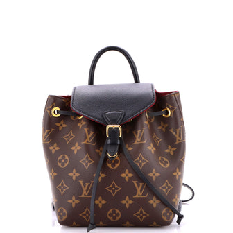 Louis Vuitton Montsouris NM Backpack Monogram Canvas with Leather BB