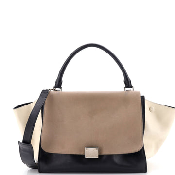 Celine Tricolor Trapeze Bag Leather Medium