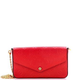 Louis Vuitton Felicie Pochette Monogram Empreinte Leather