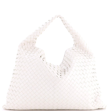Bottega Veneta Hop Hobo Intrecciato Leather Large
