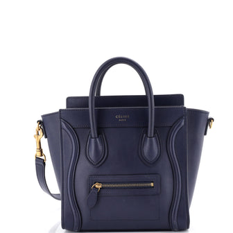 Celine Luggage Bag Smooth Leather Nano
