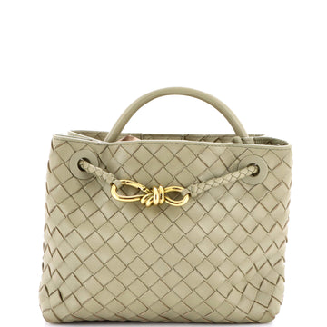 Bottega Veneta Andiamo Top Handle Bag Intrecciato Nappa Small